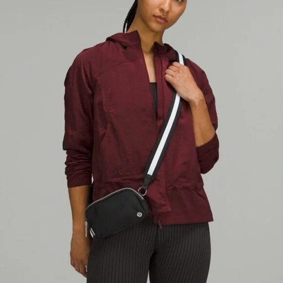 lululemon athletica | Bags | Lululemon Cross Body Bag Black And White ...